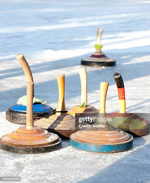 curling ice stock sport - curling - curling bildbanksfoton och bilder