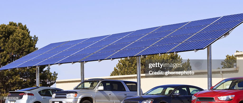 Solar powered panel