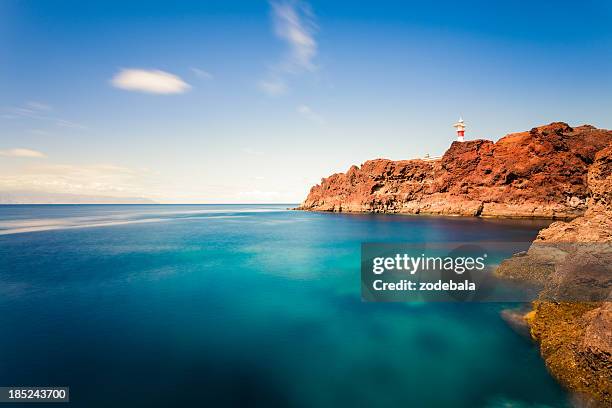 lighthouse and ocean in canary islands - canary islands bildbanksfoton och bilder