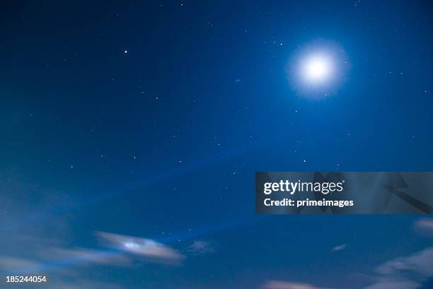 moving sky night time - full transparency stock pictures, royalty-free photos & images