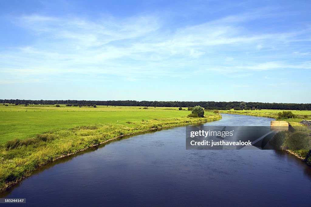 River Aller in summer