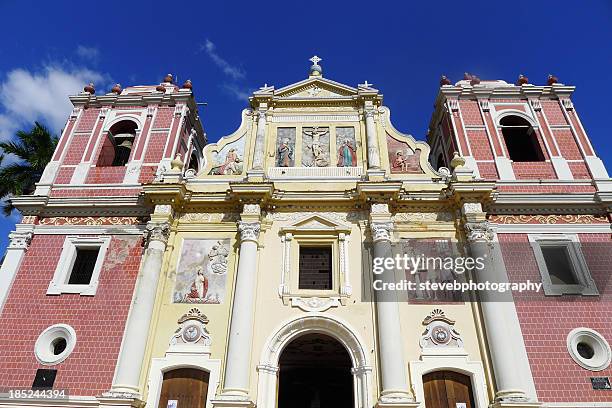 el calvario church, leon, nicaragua - stevebphotography stock pictures, royalty-free photos & images