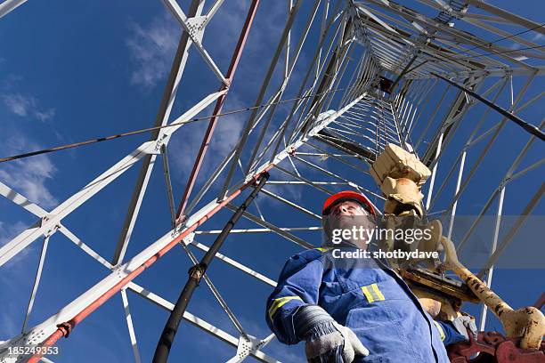 oil rig worker - oil worker stock pictures, royalty-free photos & images