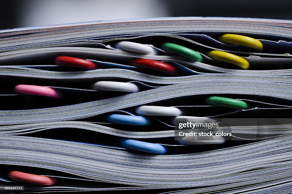 Bunte Papier-clips
