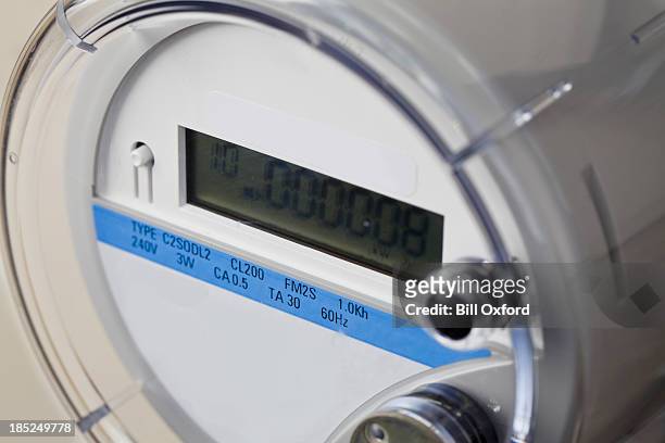smart meter - electrical - light meter stock pictures, royalty-free photos & images