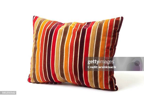 colorato cuscino - cuscino foto e immagini stock