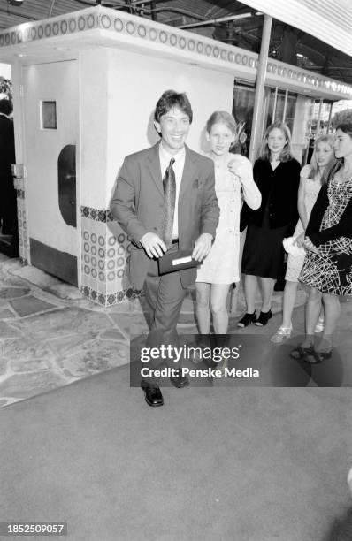 Martin Short , Katherine Elizabeth Short , and guests attend the local premiere of "The X-Files: Fight the Future" at the Mann Village Theatre in the...