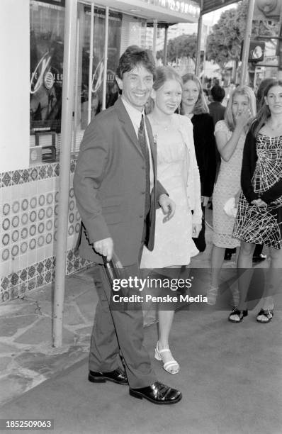 Martin Short and daughter Katherine Elizabeth Short attend the local premiere of "The X-Files: Fight the Future" at the Mann Village Theatre in the...