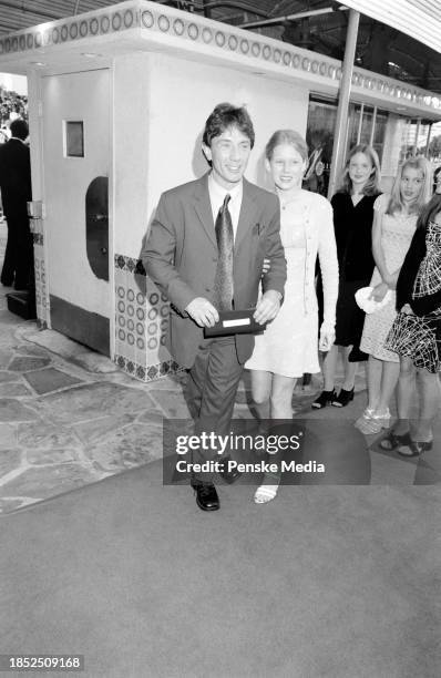 Martin Short , Katherine Elizabeth Short , and guests attend the local premiere of "The X-Files: Fight the Future" at the Mann Village Theatre in the...