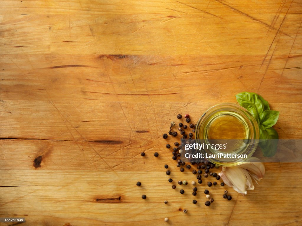 L'huile d'Olive, aux herbes fraîches