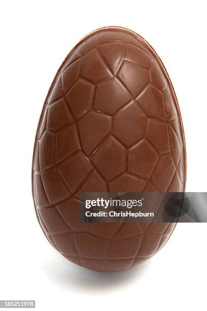chocolate easter egg - chocolate egg stock pictures, royalty-free photos & images