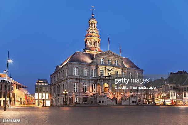 town-hall in maastricht - maastricht stock pictures, royalty-free photos & images