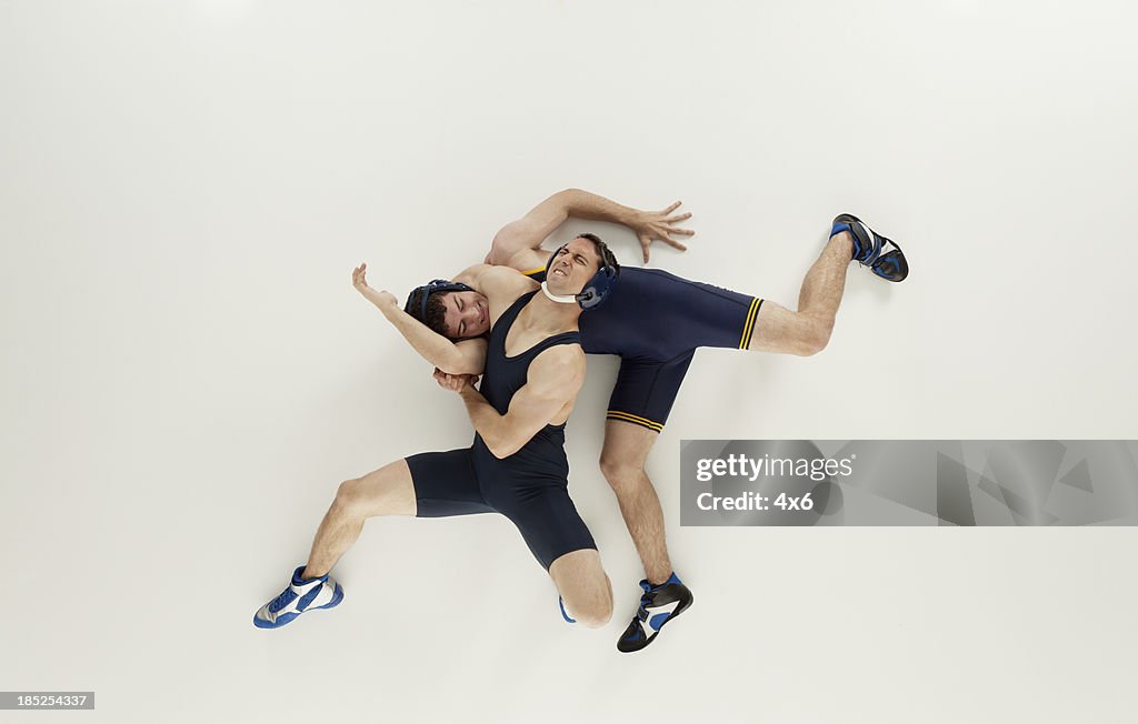 Wrestlers en acción