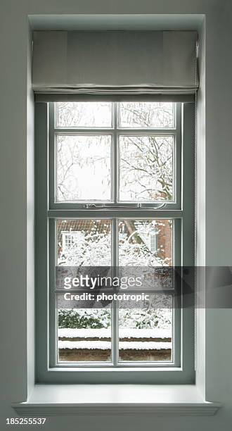 grey green window - window frame stock pictures, royalty-free photos & images