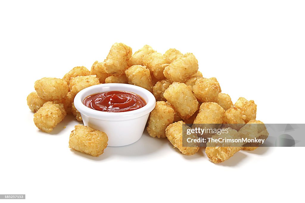 Tater Tots with Ketchup