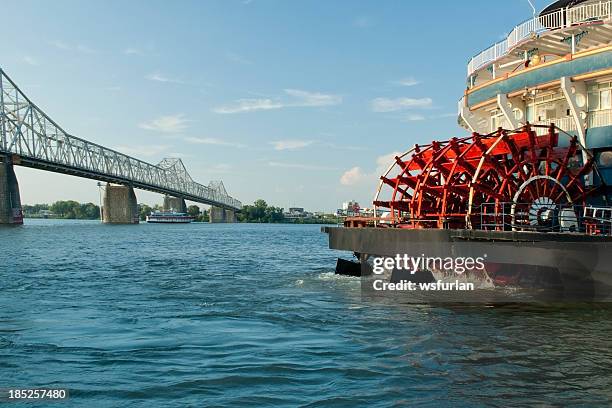 paddlewheel - paddleboat stock pictures, royalty-free photos & images