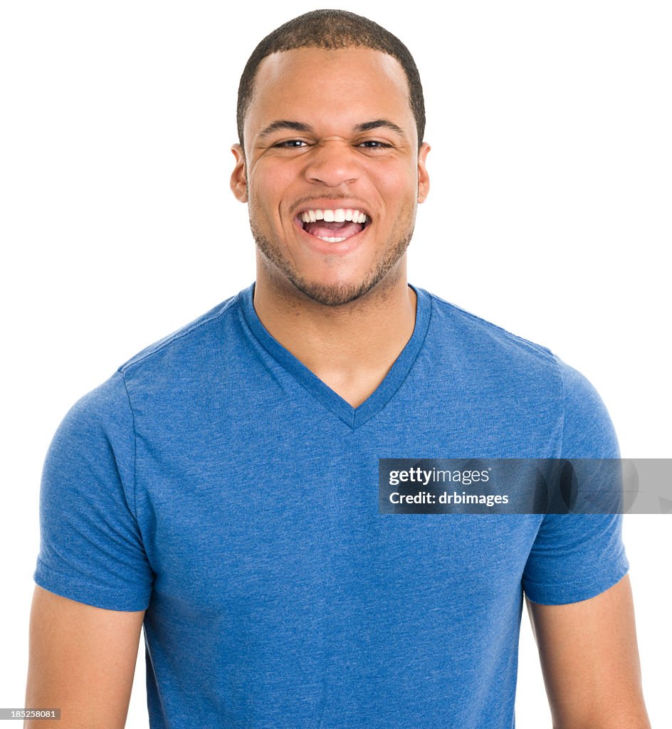 Laughing Young Man