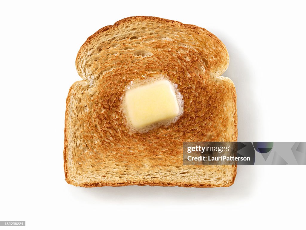 Melting Butter on White Toast