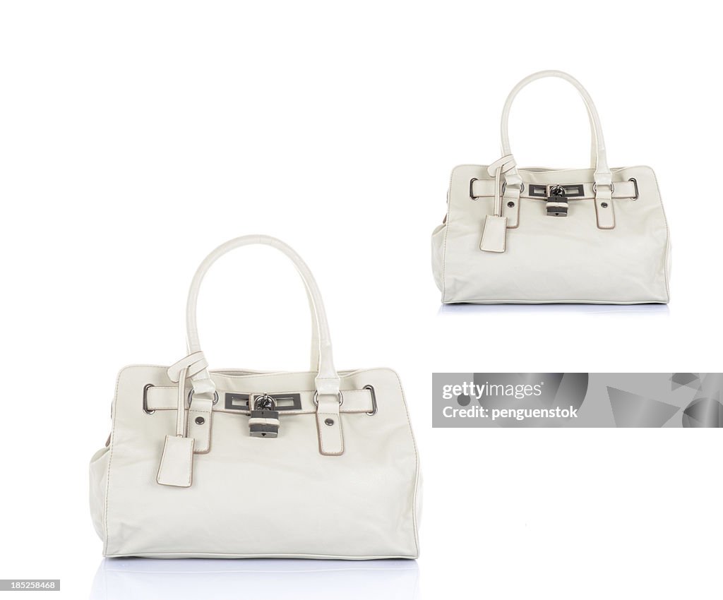 White handbags