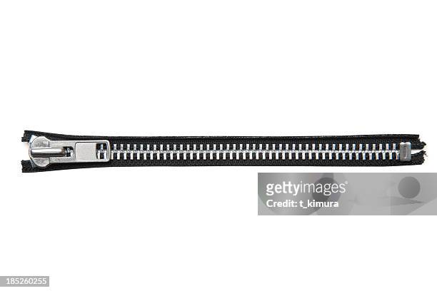 closed zipper - zipper stock pictures, royalty-free photos & images