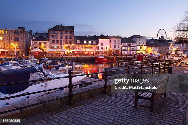 plymouth barbican - barbican stock pictures, royalty-free photos & images
