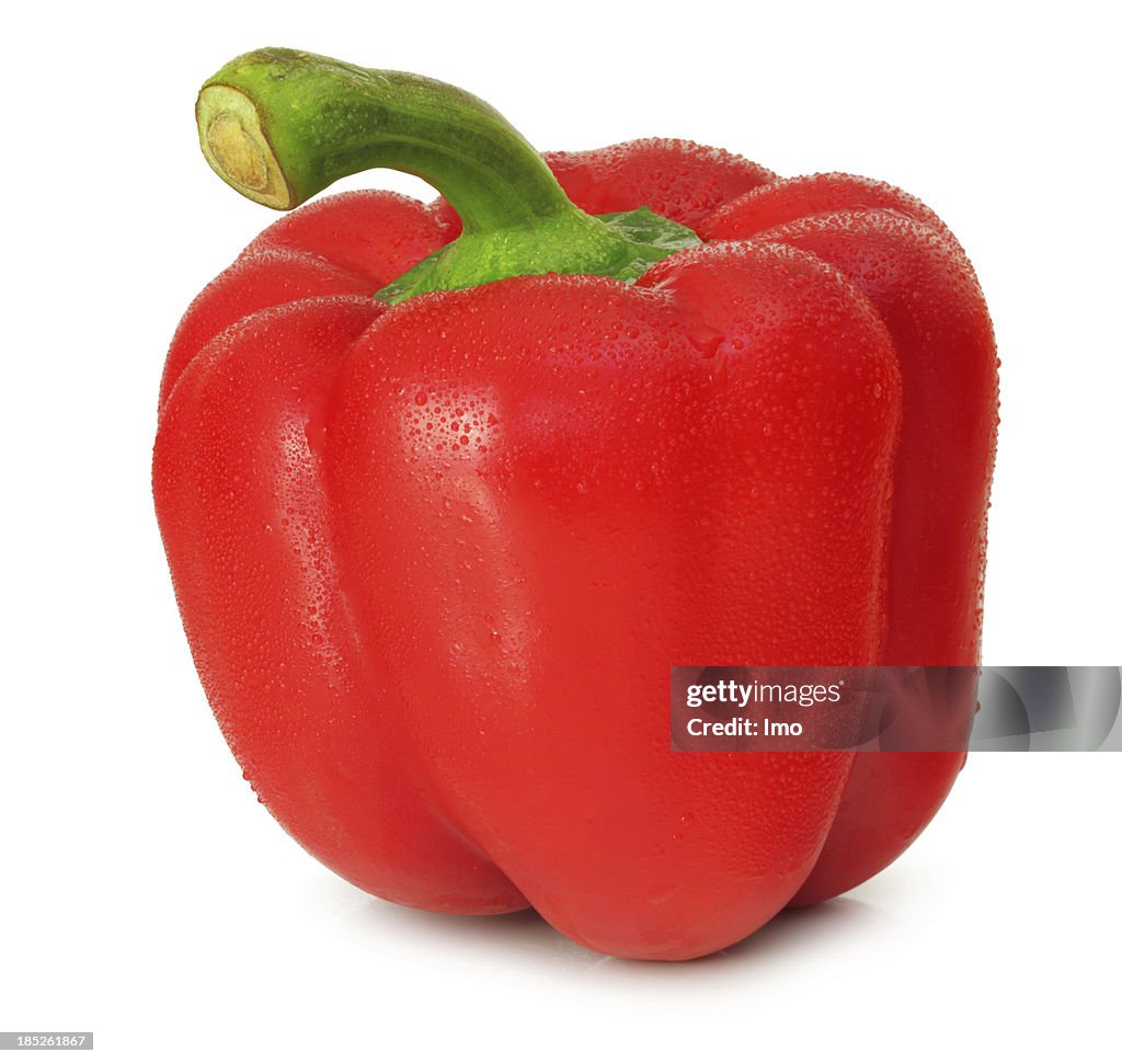 Red pepper isolated