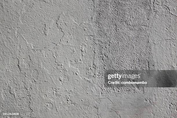 muro grigio backgronud - cemento foto e immagini stock