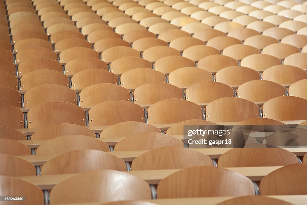 Large empty classroom