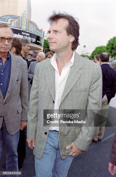 Bill Paxton attends the local premiere of "Saving Private Ryan" at the Mann Village Theatre in the Westwood neighborhood of Los Angeles, California,...