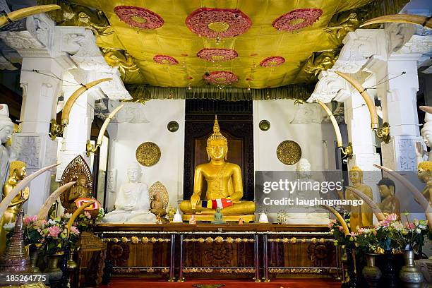 kandy sri lanka dalada maligawa - reliquary stock pictures, royalty-free photos & images