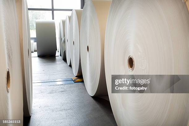 spools of paper - spool stock pictures, royalty-free photos & images