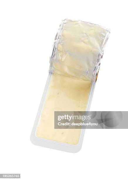 box cheese spread on white - cheese spread stock pictures, royalty-free photos & images