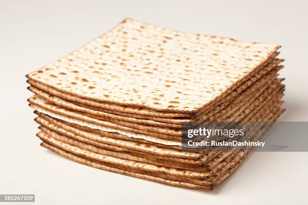 passover matzos. - matzah stock pictures, royalty-free photos & images