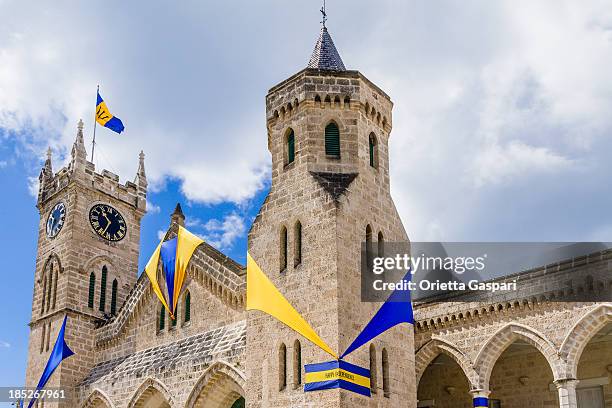 parliament buildings, bridgetown - bridgetown barbados stockfoto's en -beelden