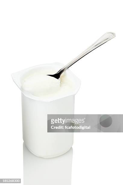 joghurt - yoghurt pot stock-fotos und bilder