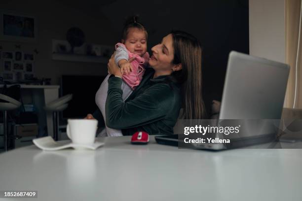 Baby Crying At Computer 127 Mom Laptop Crying Baby Stock Photos, High-Res Pictures, and Images ...