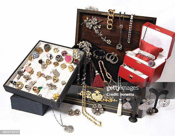 jewelry - earring box stock pictures, royalty-free photos & images