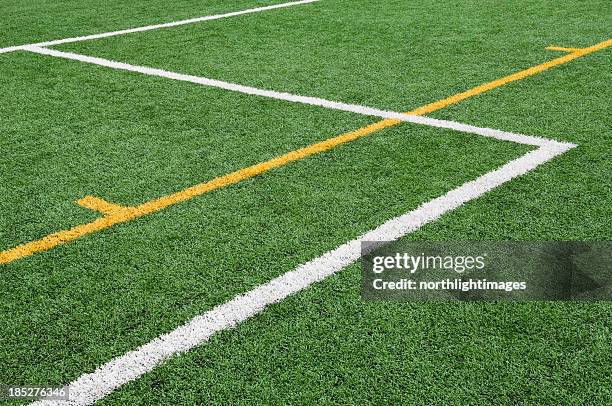 school sports ground - artificial turf stock pictures, royalty-free photos & images