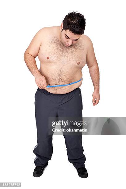 fat man - man full body isolated stock pictures, royalty-free photos & images