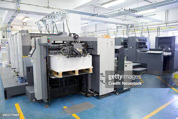 オフセット印刷機 - 印刷版 ストックフォトと画像