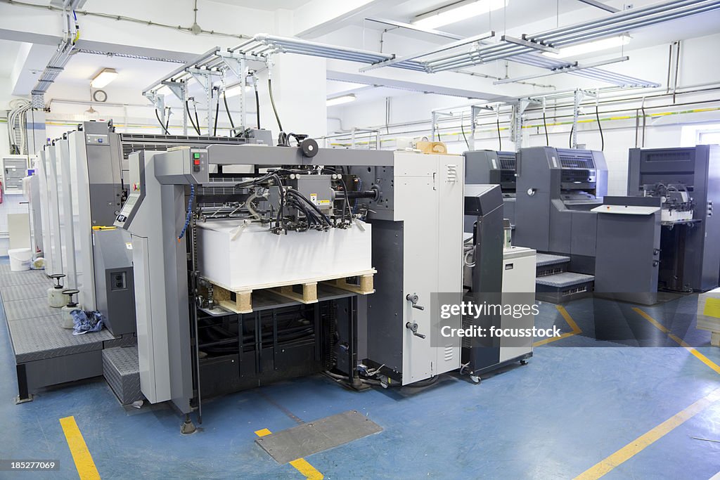 Offset Printing Machine High-Res Stock Photo - Getty Images