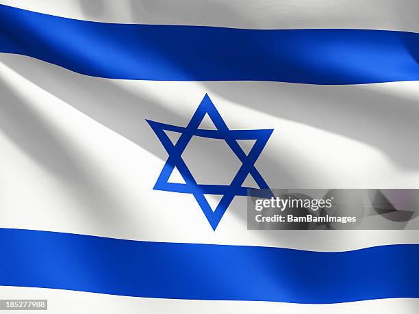 detalhe da bandeira de israel - israel flag - fotografias e filmes do acervo