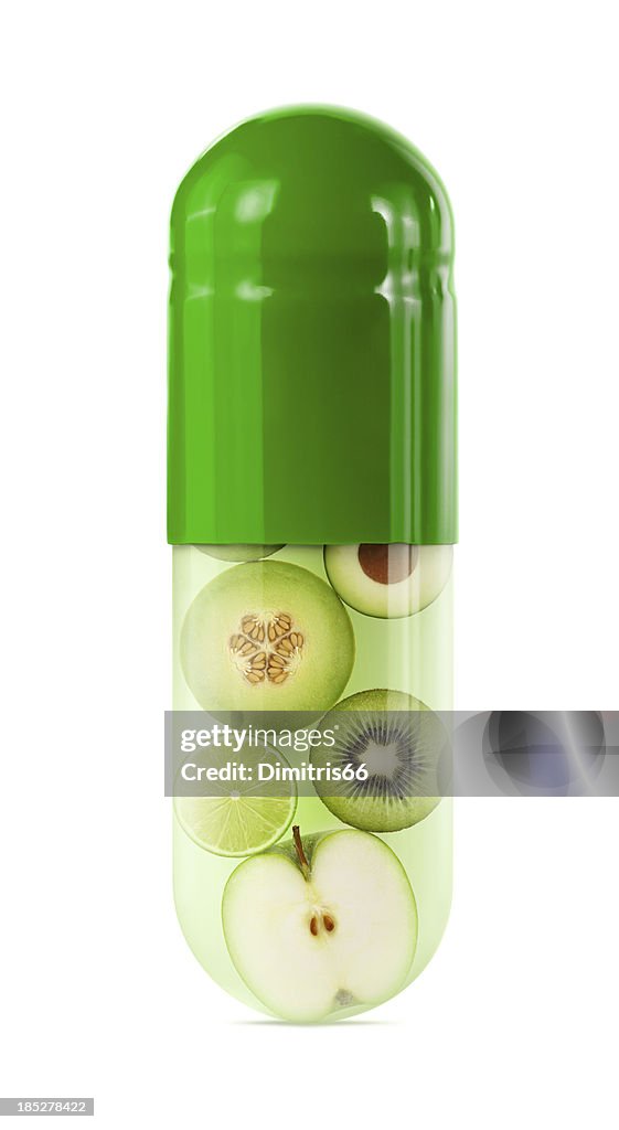 Green Obst und Gemüse-Kapsel