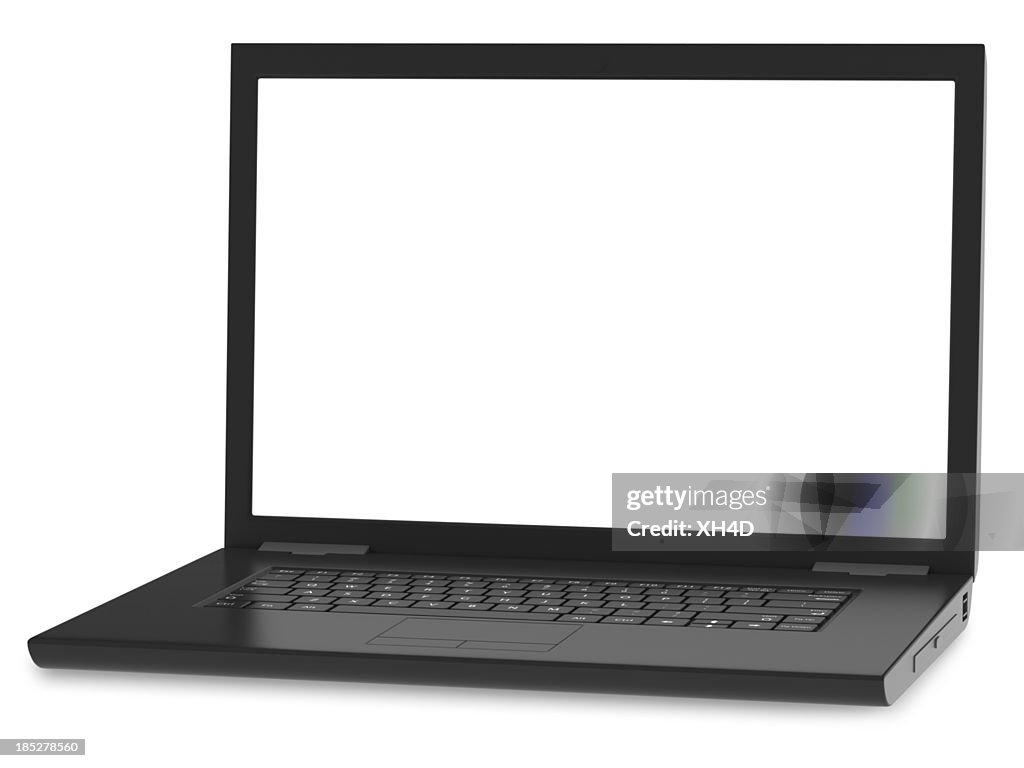 Schwarzes laptop