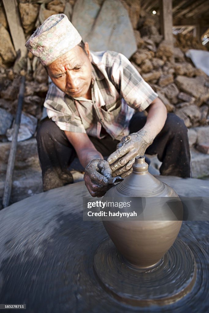 Pottery making