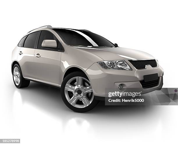 suv car in studio - isolated on white - car white background stock pictures, royalty-free photos & images