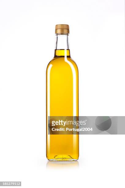 bouteille d'huile d'olive - olive oil photos et images de collection