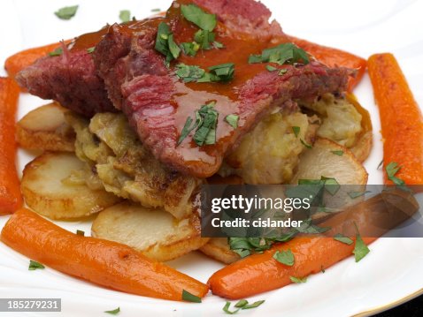 Corned Beef and Cabbage Dinner Corned Beef and Cabbage Dinner