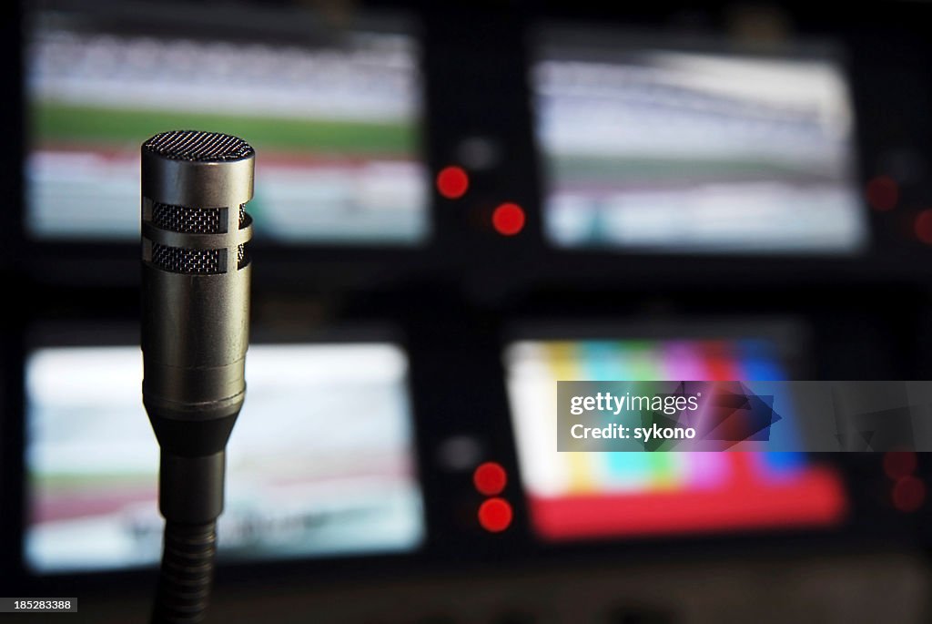 De radiodifusão studio
