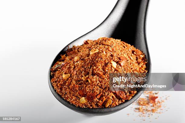 harissa spice - chilli powder stock-fotos und bilder